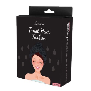 Turbanas plaukams Be Osom Twist Hair Turban Black