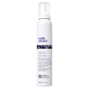 SILVER SHINE WHIPPED CREAM kondicionuojančios putos plaukų struktūrai su mėlynu pigmentu